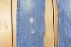 Vintage 1990s Levi's Distressed 716 Orange Tab Student Denim Jeans Men's 28 x 31 / Blue / 90s Levi's
