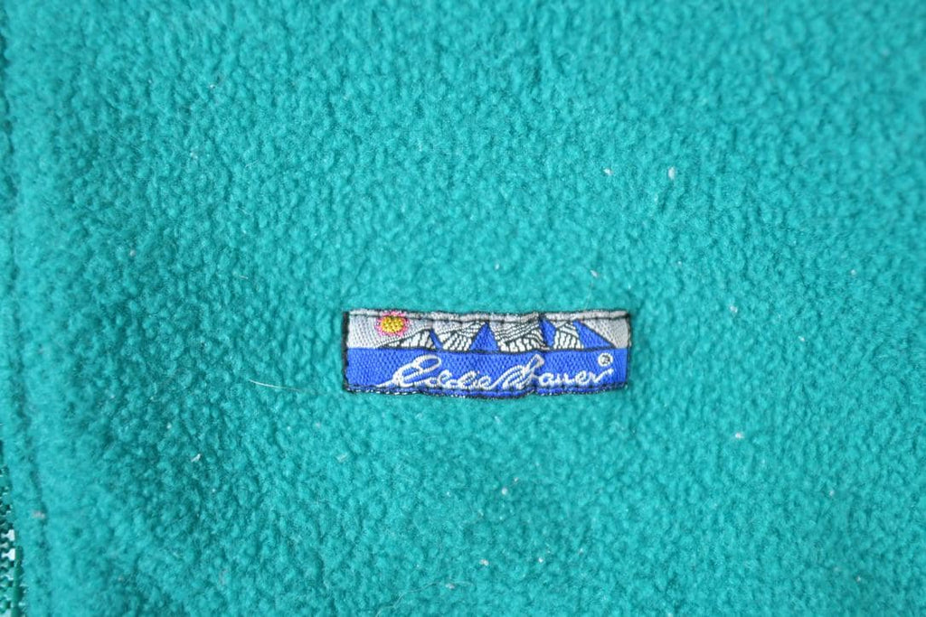 Vintage 1990s Eddie Bauer Fleece Colour Block Ski Jacket