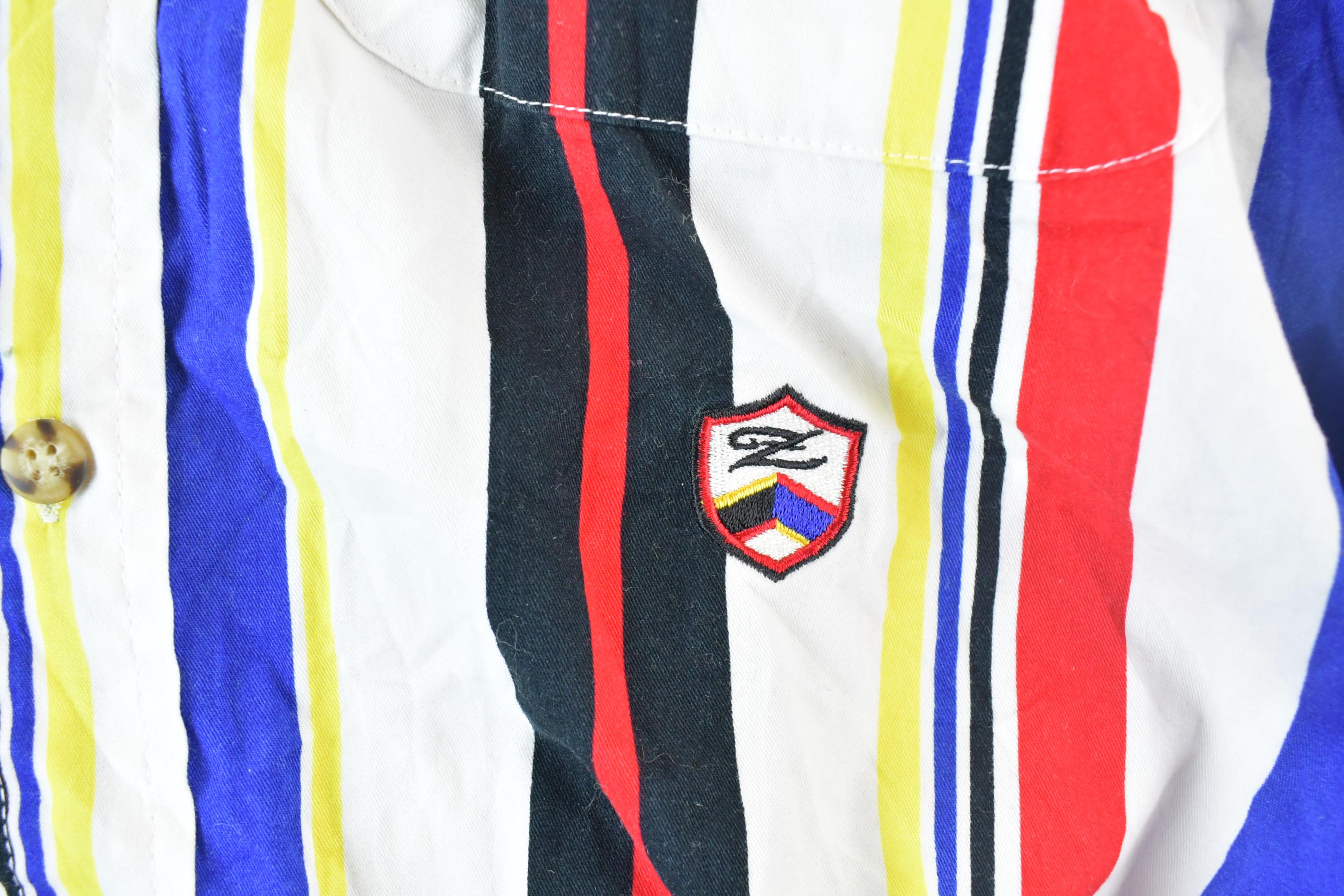 Vintage 1990s Ziza Striped Button Up Shirt