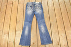 Vintage Deadstock Y2K Miss Me Bedazzled Low Rise Jeans Women's Size 26x31
