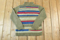 Vintage 1990s Liz Claiborne Striped Knit Crewneck Sweater