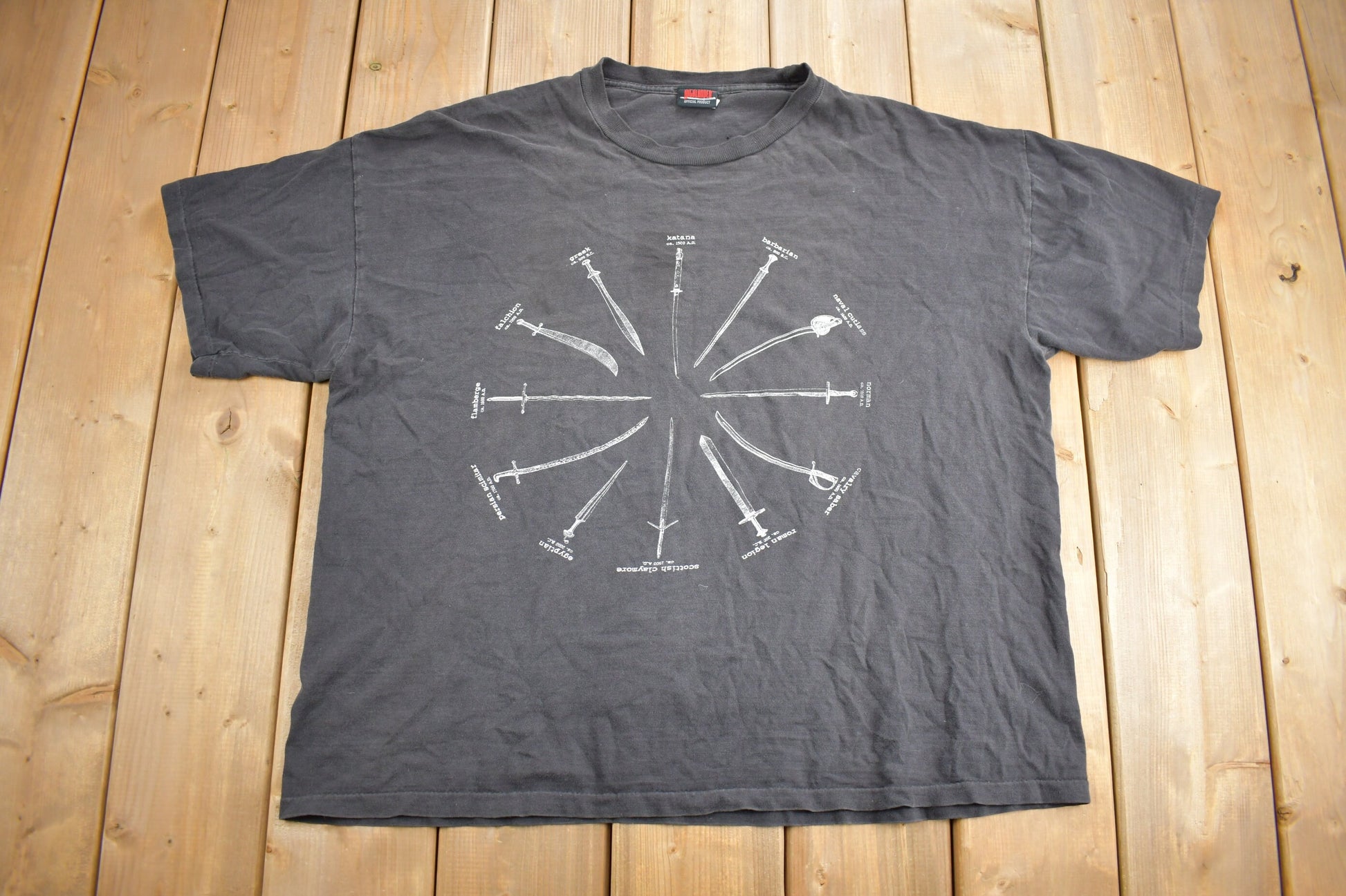 Vintage 1996 Highlander Movie Promo Graphic T-shirt