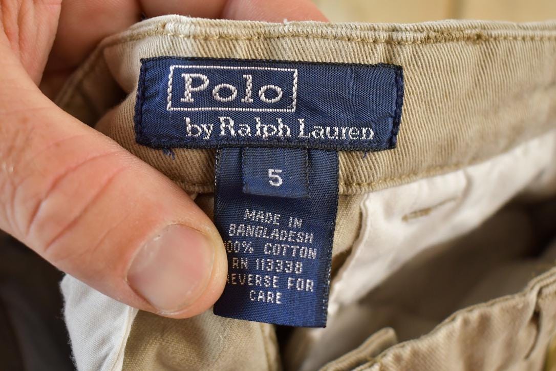 Vintage 1990s Polo Chino Youth Shorts