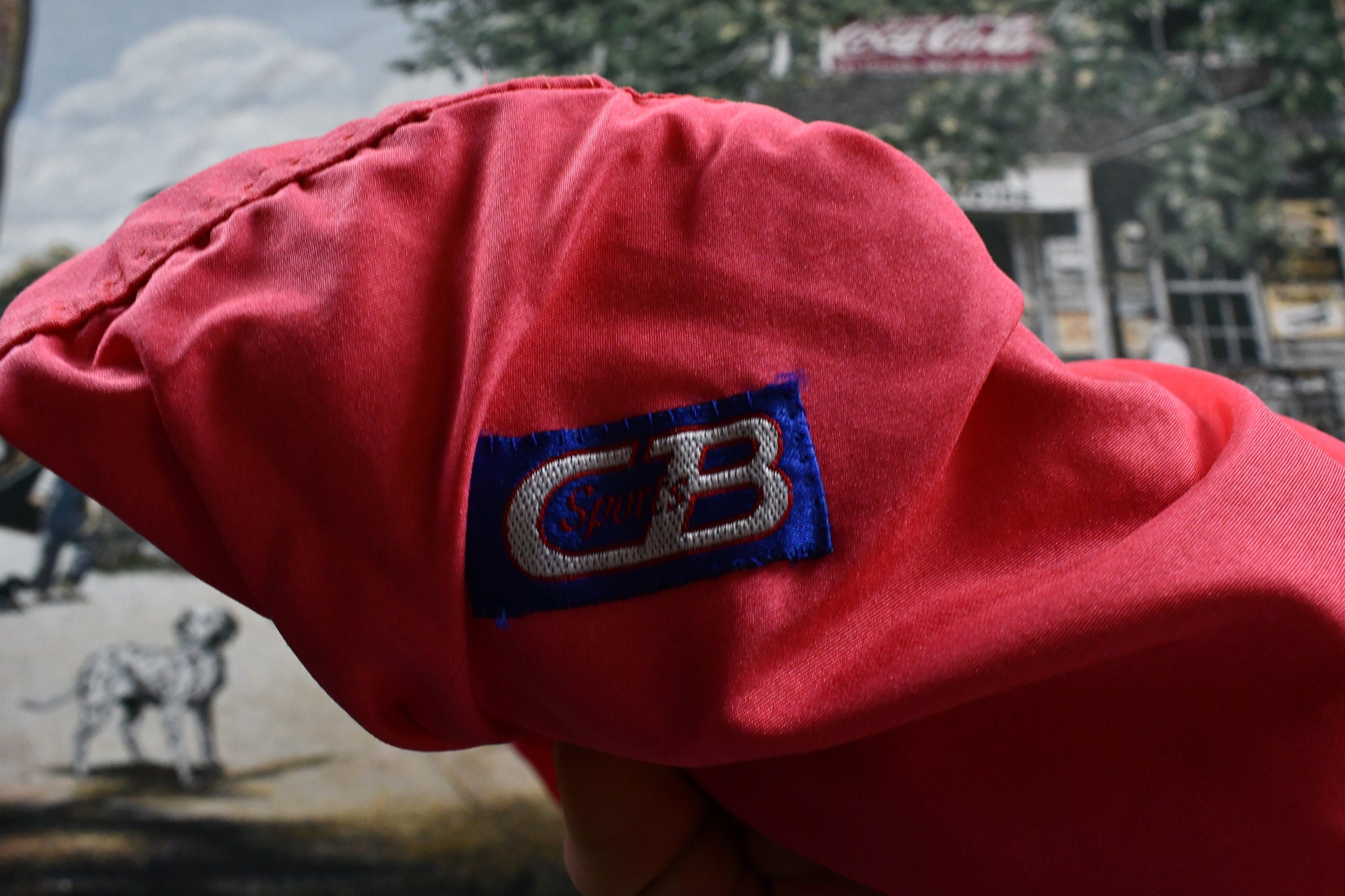 Vintage 1980s CB Sports Neon Pink Nylon Windbreaker