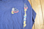 Vintage 1990s Mickey Mouse Disney Cartoon Promo Longsleeve T-Shirt Mens L