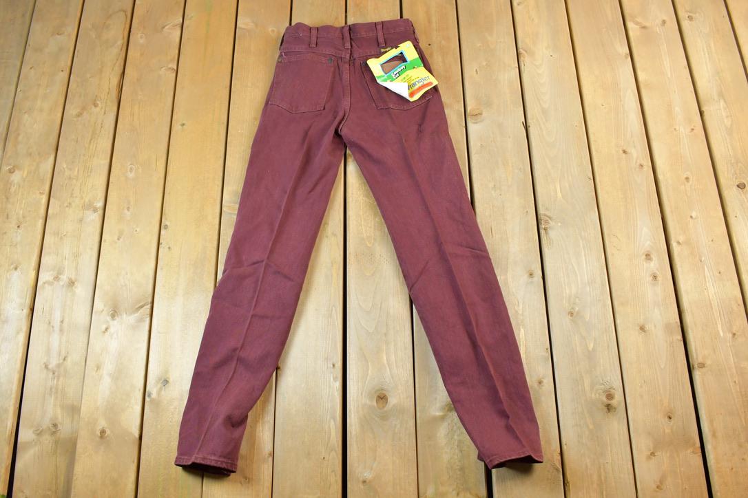 Vintage 1970s Deadstock Wrangler Cowboy Cut Denim Jeans Size 28