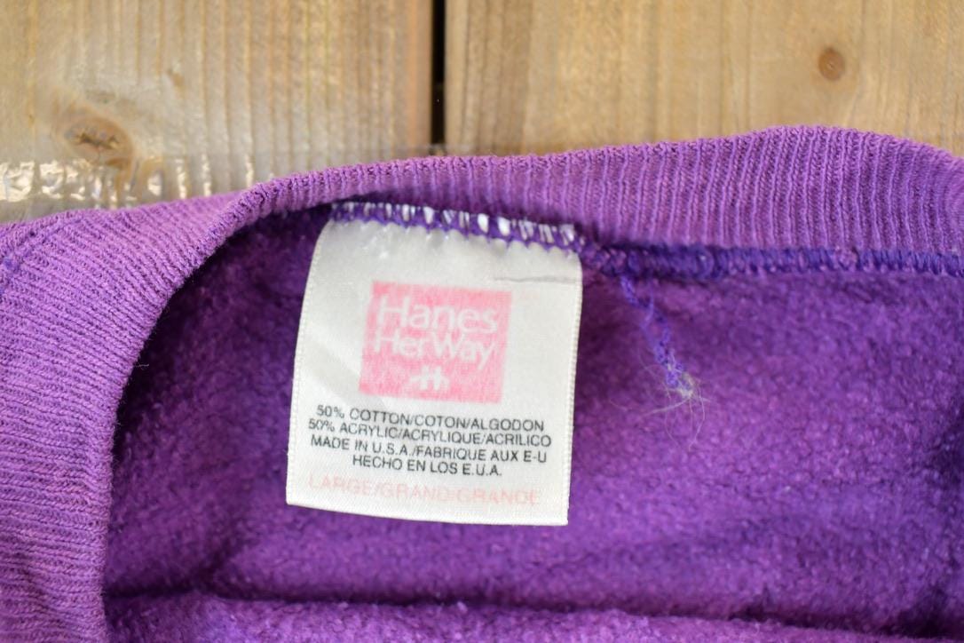 Vintage 1990s Hanes Blank Crewneck Sweatshirt