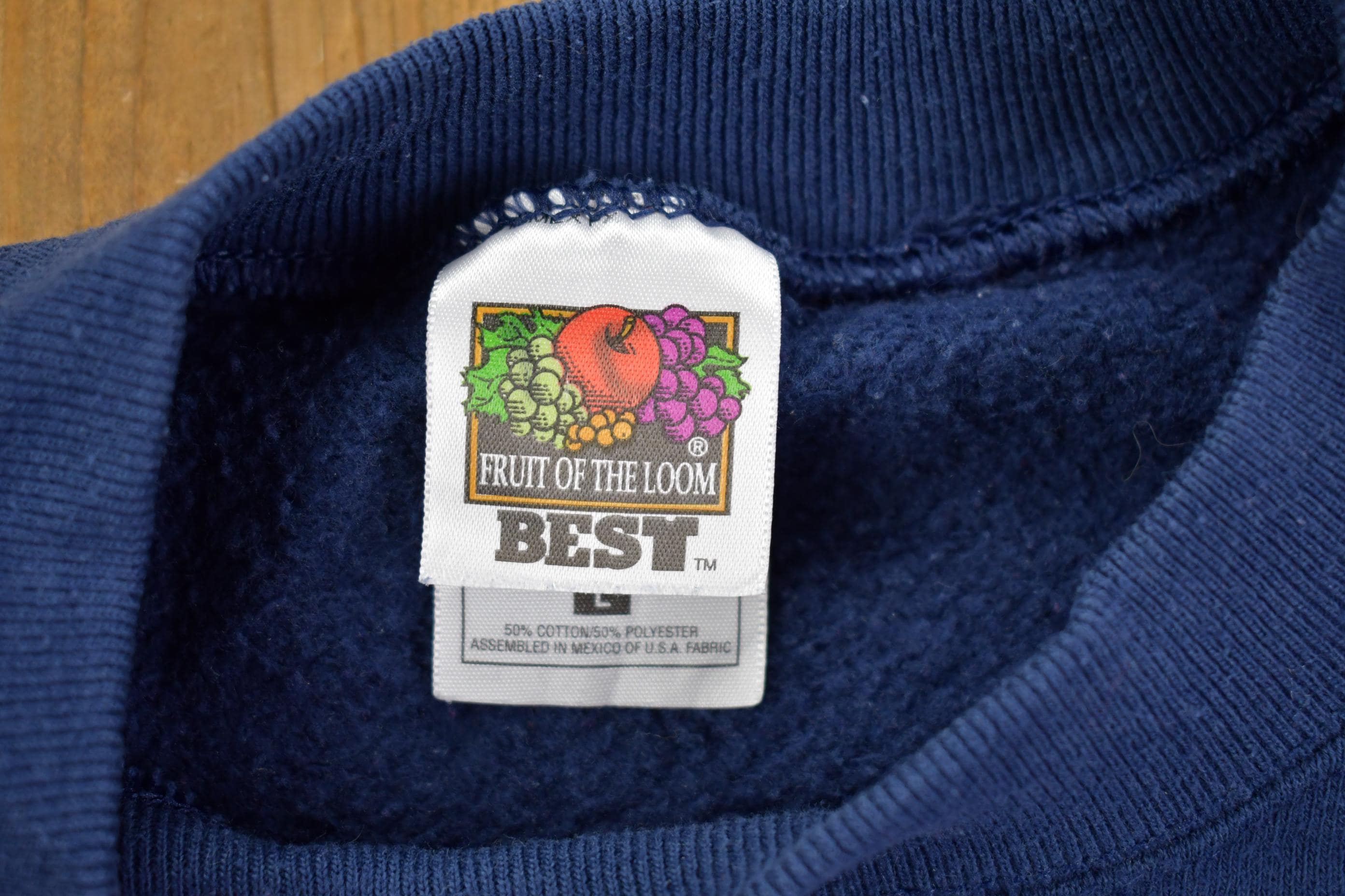 Vintage 1990s Northwoods Embroidered Nature Souvenir Crewneck Sweatshirt - XL