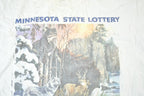 Vintage 1990s Minnesota State Lottery Nature T-Shirt Mens XL