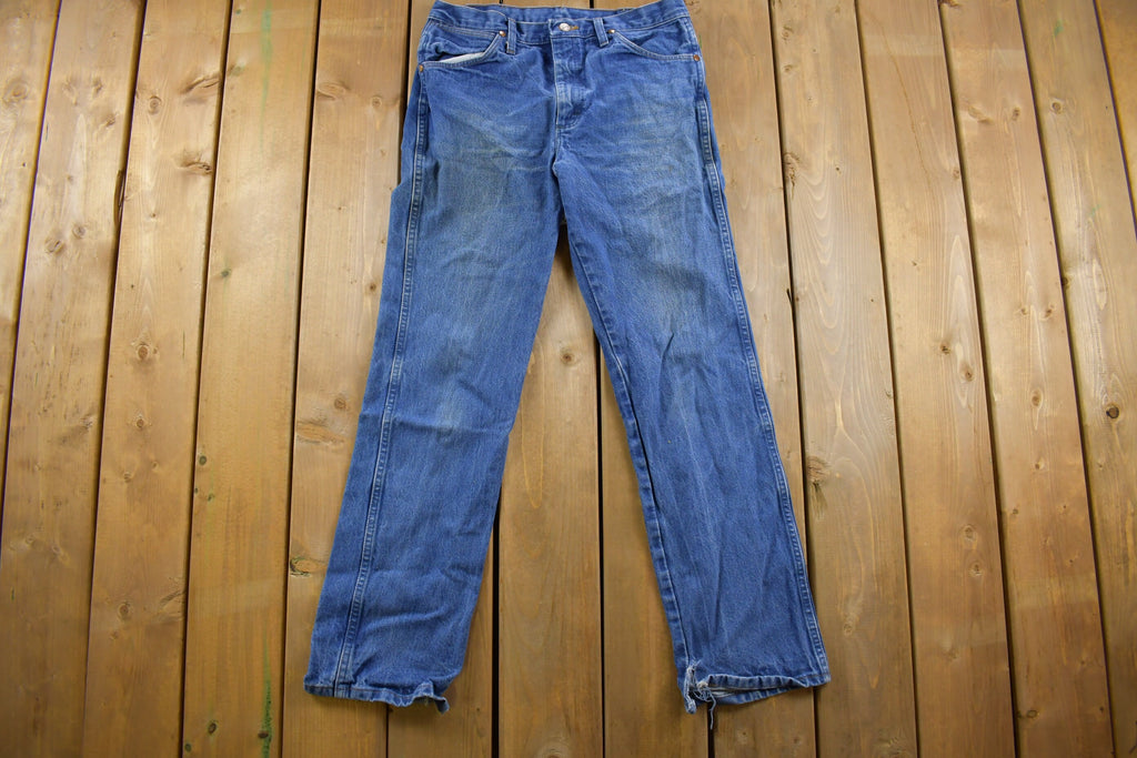 Vintage 1990's Wrangler Dark Wash Blue Jeans Size 32 x 31