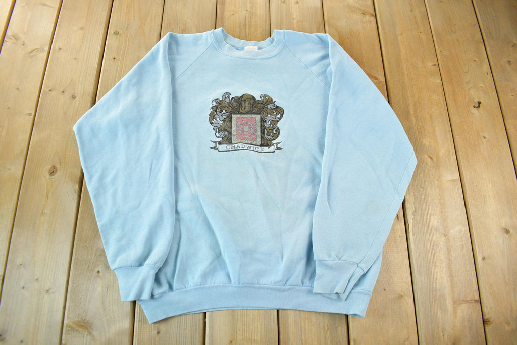 Vintage 1990s Chadwick Crewneck Sweatshirt Made In USA Mens Large