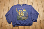 Vintage 1990s Deer Theme Crewneck