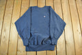 Vintage 1990s Champion Reverse Weave Navy Crewneck Sweatshirt Men's XL