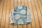 Vintage 1990s Tennis Themed Quilt Jacket