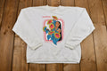 Vintage 1990s Disney's Pocahontas Graphic Crewneck Sweatshirt  Sunflowers  Athleisure  Cute Vintage Sweatshirt  Disney Sweatshirt