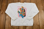 Vintage 1990s Disney's Pocahontas Graphic Crewneck Sweatshirt  Sunflowers  Athleisure  Cute Vintage Sweatshirt  Disney Sweatshirt