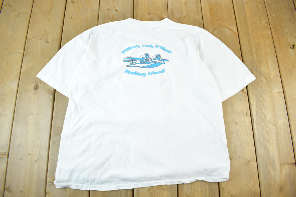 Vintage 1990s Fantasy Island TV Promo T-Shirt Men's Large