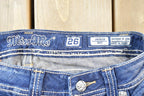Vintage Y2K Miss Me Bedazzled Low Rise Jeans Size 26x31