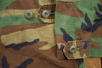 Vintage 1980s Military Army Camo Button Up Shirt