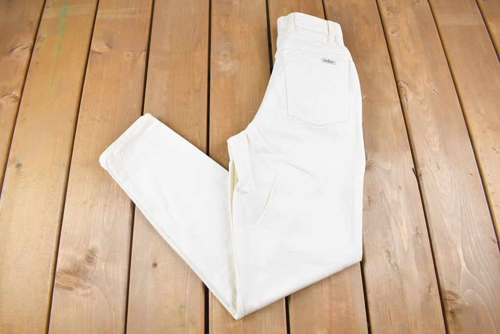 Vintage 1990's Brand New Bonjour White Jeans 24 x 30 / Women's Vintage Jeans / American Vintage / Streetwear Fashion / Vintage Pants