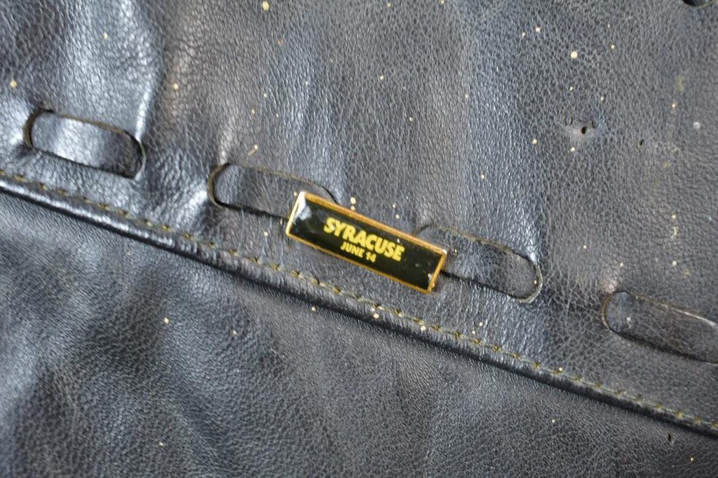 Vintage 1980s Golden Crown Leather Vest
