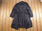 Vintage 2001 Military Black All Weather Trench Coat