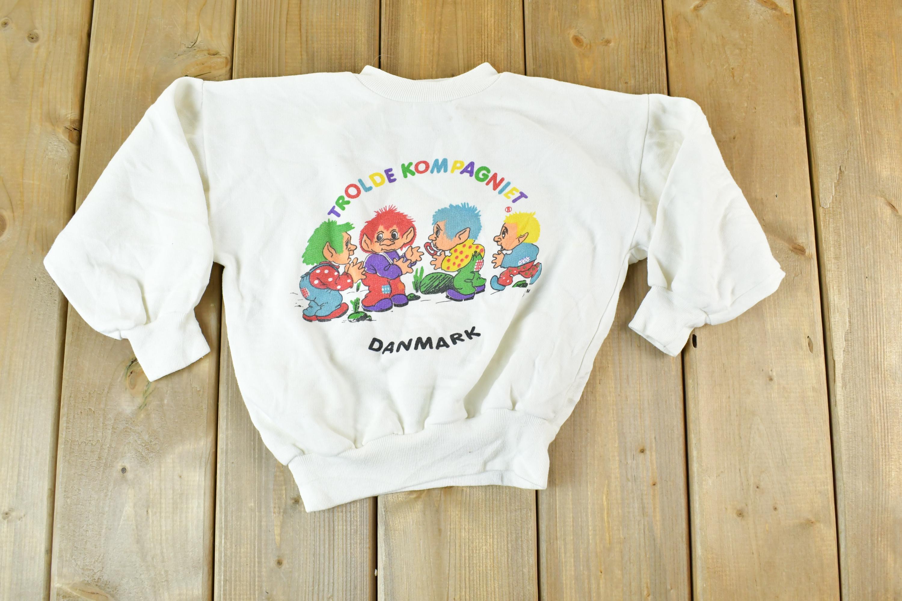 Vintage 1980s Danmark Trolls Single Stitch T-Shirt