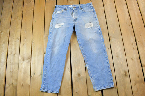 Vintage 1990s Carhartt Work Pants Size 36 x 30 / 90s Carpenter Pants / Made In USA / Distressed Carhartt / Vintage Workwear