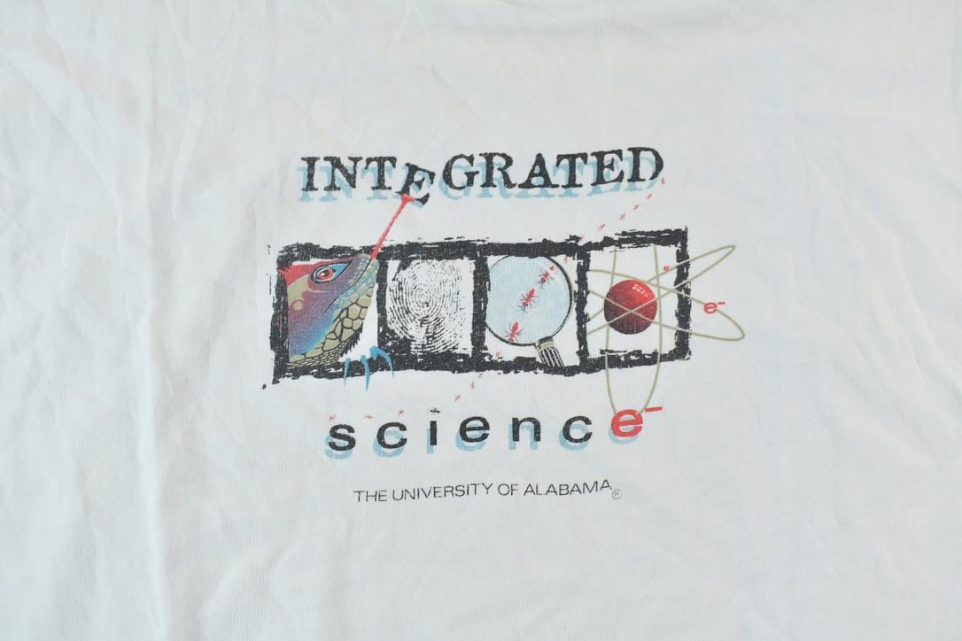 Vintage 1990s University Of Alabama Integrated Science Collegiate T-Shirt