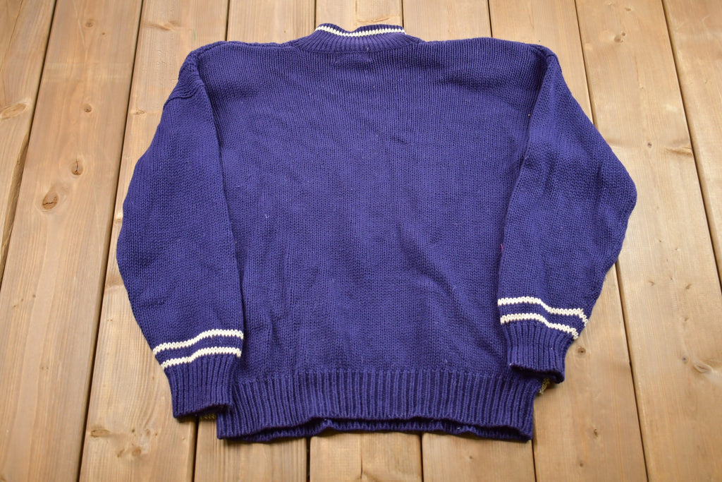 Vintage 1990s Covers Embroidered Knitted Sweater
