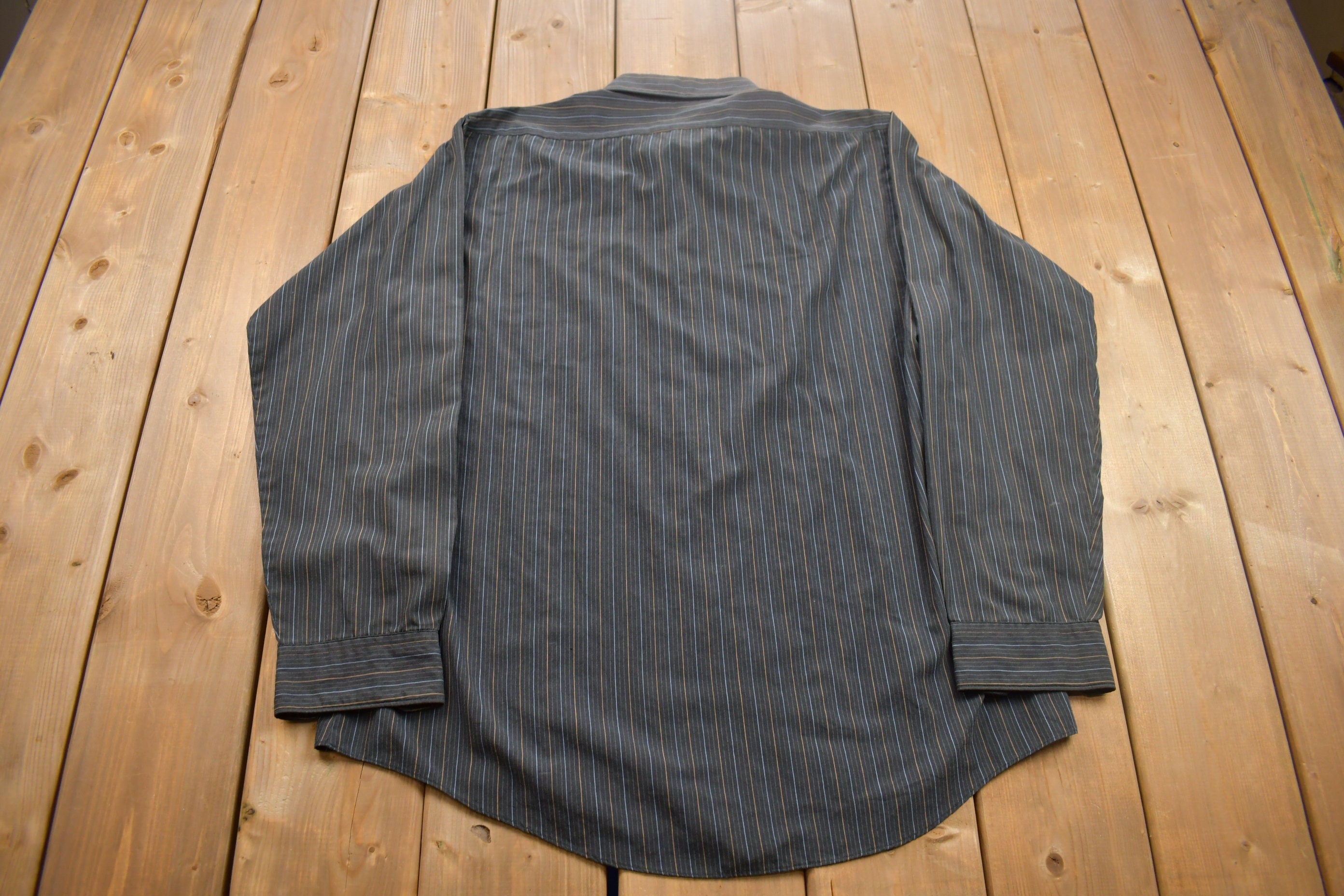 Vintage 1990s Single Needle Tailors Bon Jour Button Up Shirt