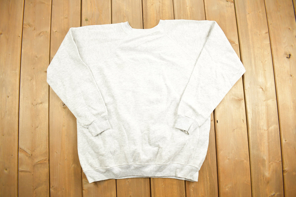 Vintage 1990s Blank Crewneck Sweatshirt /