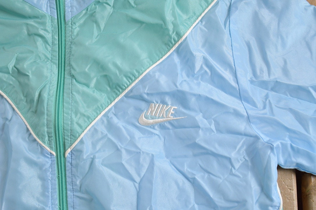 Vintage 1980s Nike Color Block Windbreaker Jacket