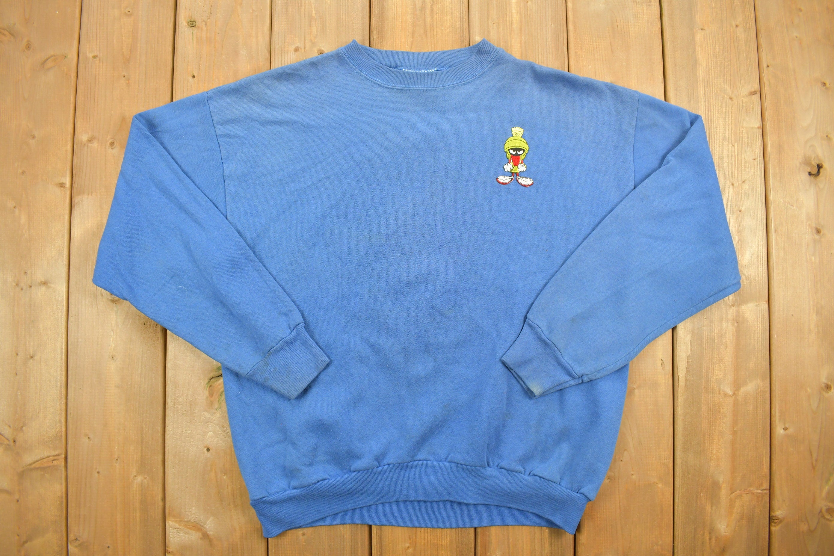 Vintage 1993 Marvin The Martian Looney Tunes Crewneck Sweatshirt
