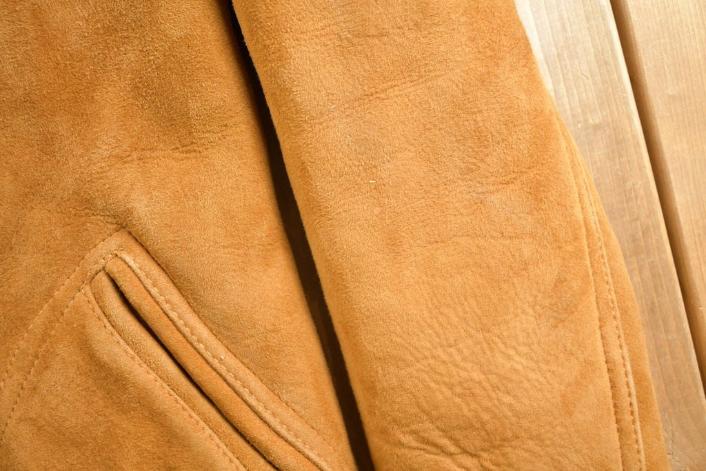 Vintage 1980s Sears The Leather Shearling Jacket
