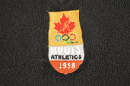 Vintage 1998 Roots Olympics Fleece Quarter Zip Sweater