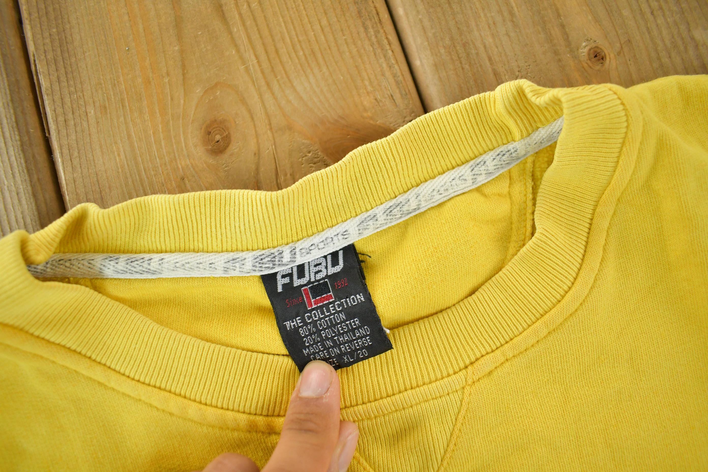 Vintage 1990s Fubu Crewneck Sweatshirt Youth XL