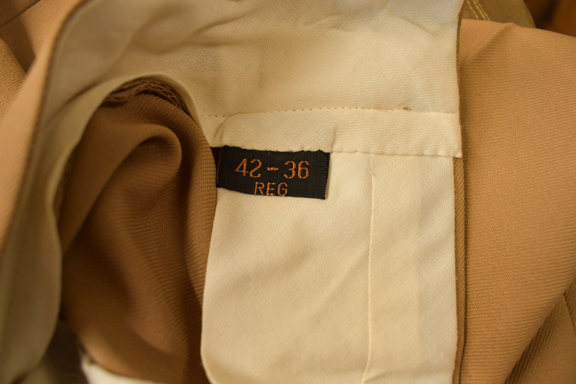 Vintage 1980's Wool Trousers Size 42x36/ 1980s Wool Pants / Streetwear / True Vintage / Vintage Workwear / Wool Pants