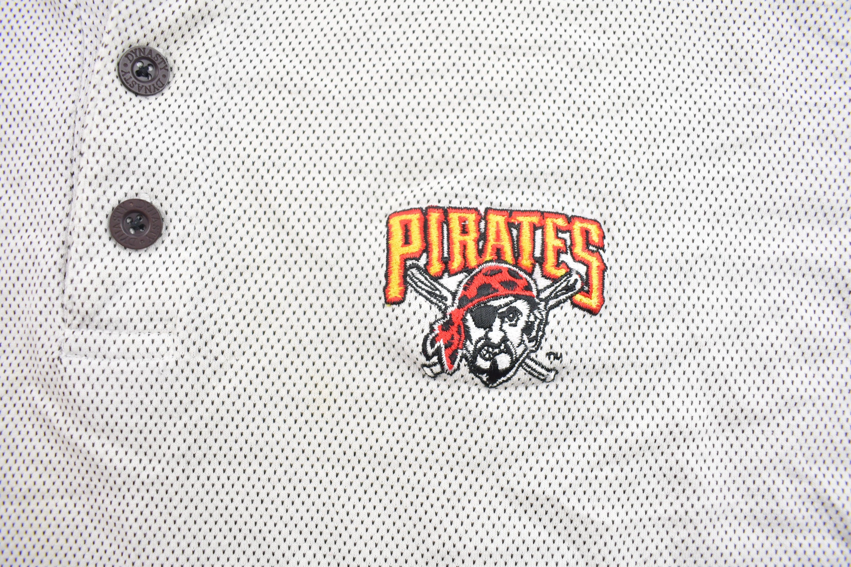 Vintage 1990s Dynasty MLB Pittsburgh Pirates Henley Shirt