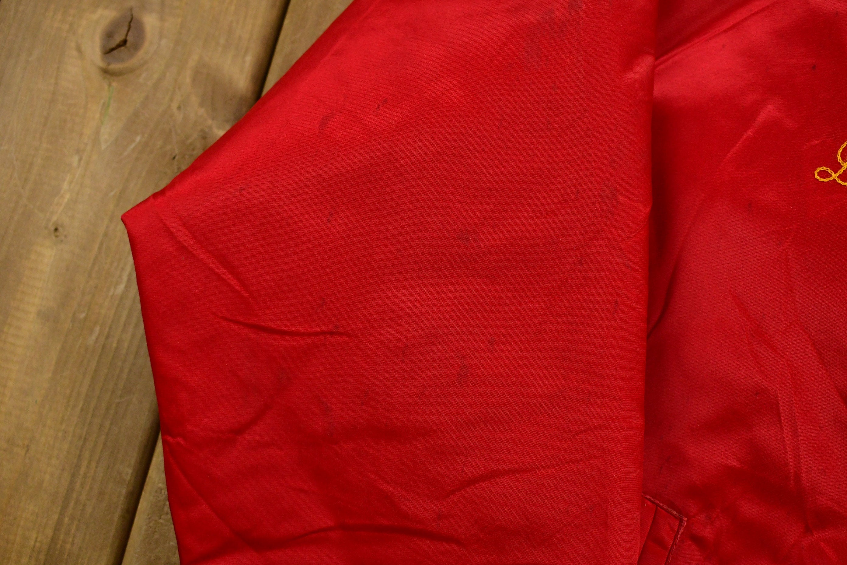 Vintage 1980s New Jersey Rockets Fleece Lined Satin Jacket