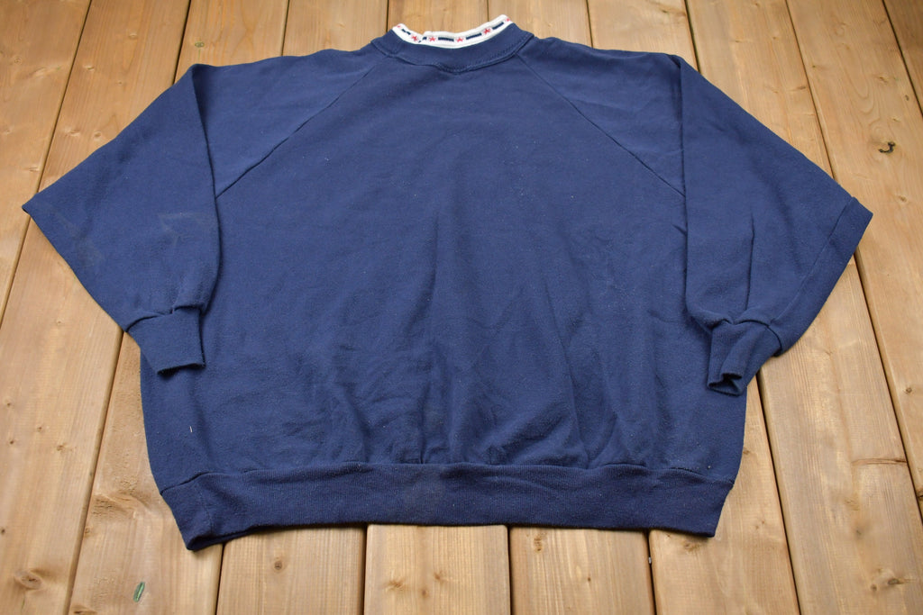 Vintage 1990s Gopher Sport Nautical Graphic Raglan Crewneck Sweatshirt