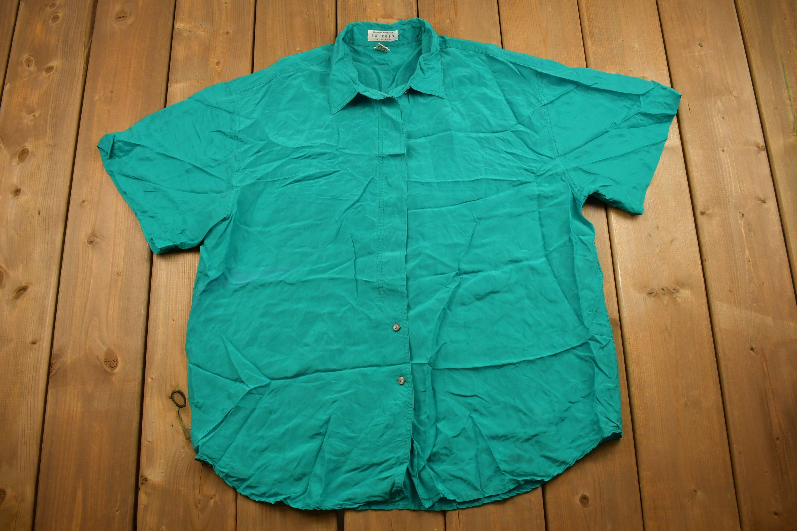 Vintage 1990s Express Short Sleeve Button Up Shirt