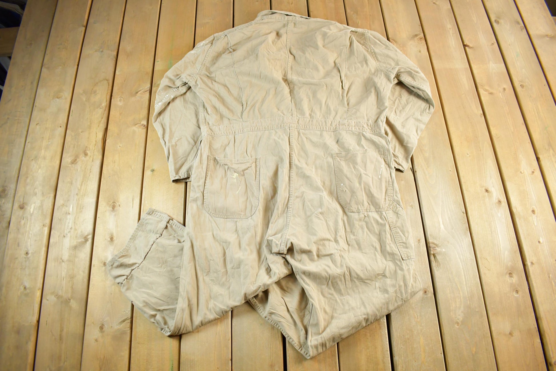 Vintage 1940s Standard Linen Co. Coveralls - Union Made Workwear (Men's XL)