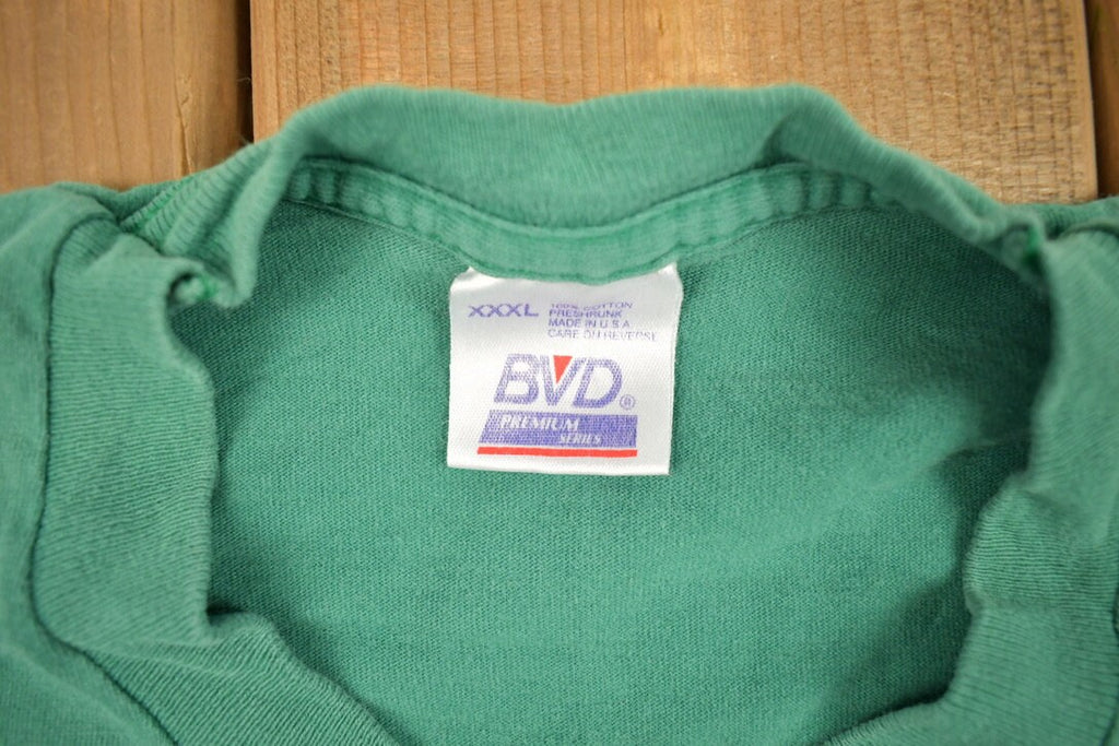 Vintage 1990s Blank Green T-Shirt