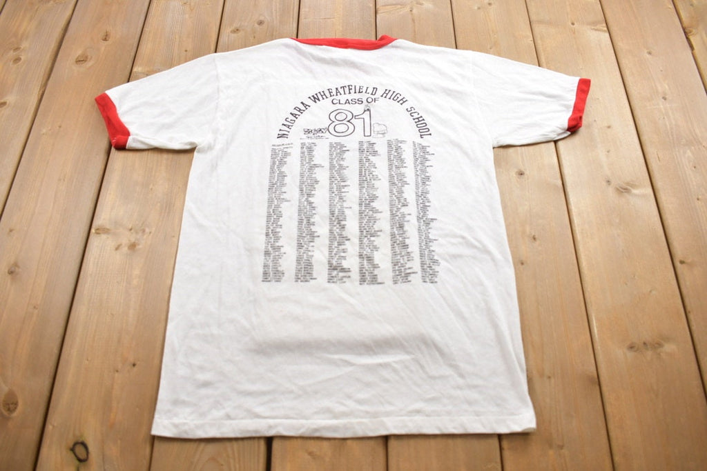 Vintage 1981 Ziggy By Tom Wilson Thank Heaven For Seniors Class of '81 Graphic T-Shirt