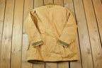 Vintage 1990s LL Bean Extendable Distressed Blanket Lined Jacket Made In USA