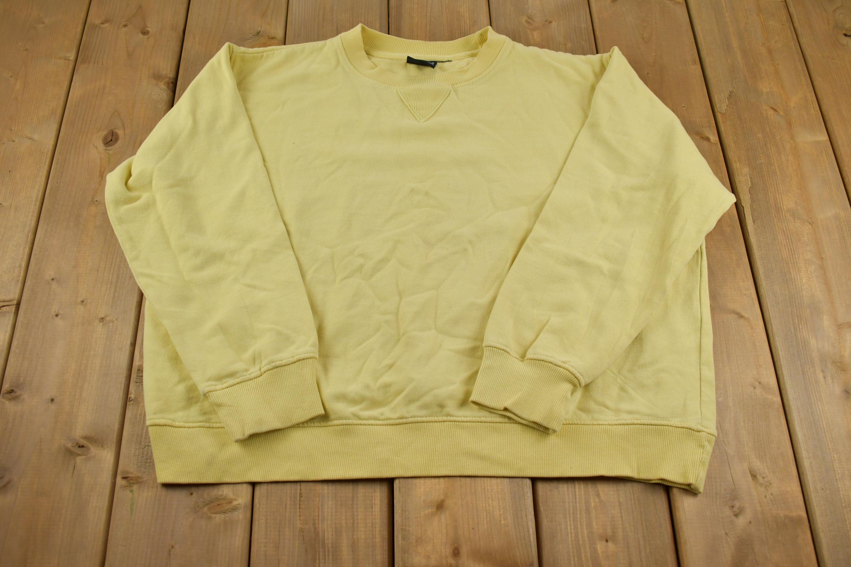 Vintage 1990s Crewneck Blank Sweatshirt