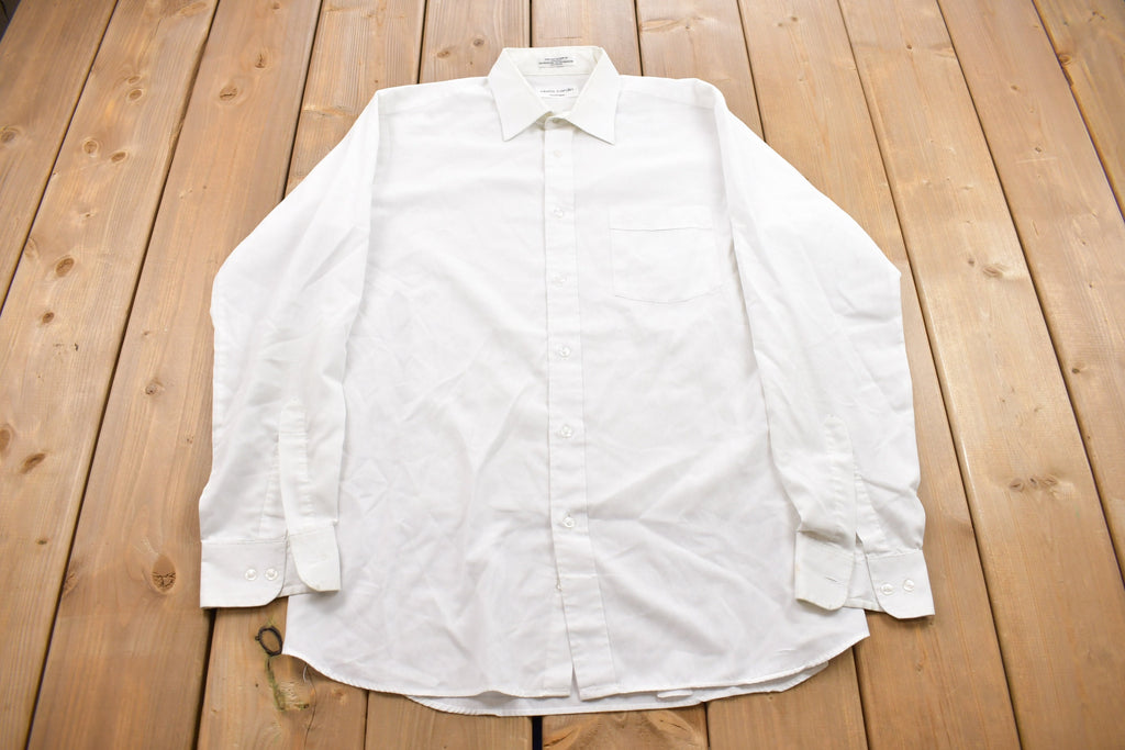 Vintage 1990s Pierre Cardin Button Up Dress Shirt