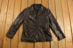 Vintage 1990s Laura Leather Coat