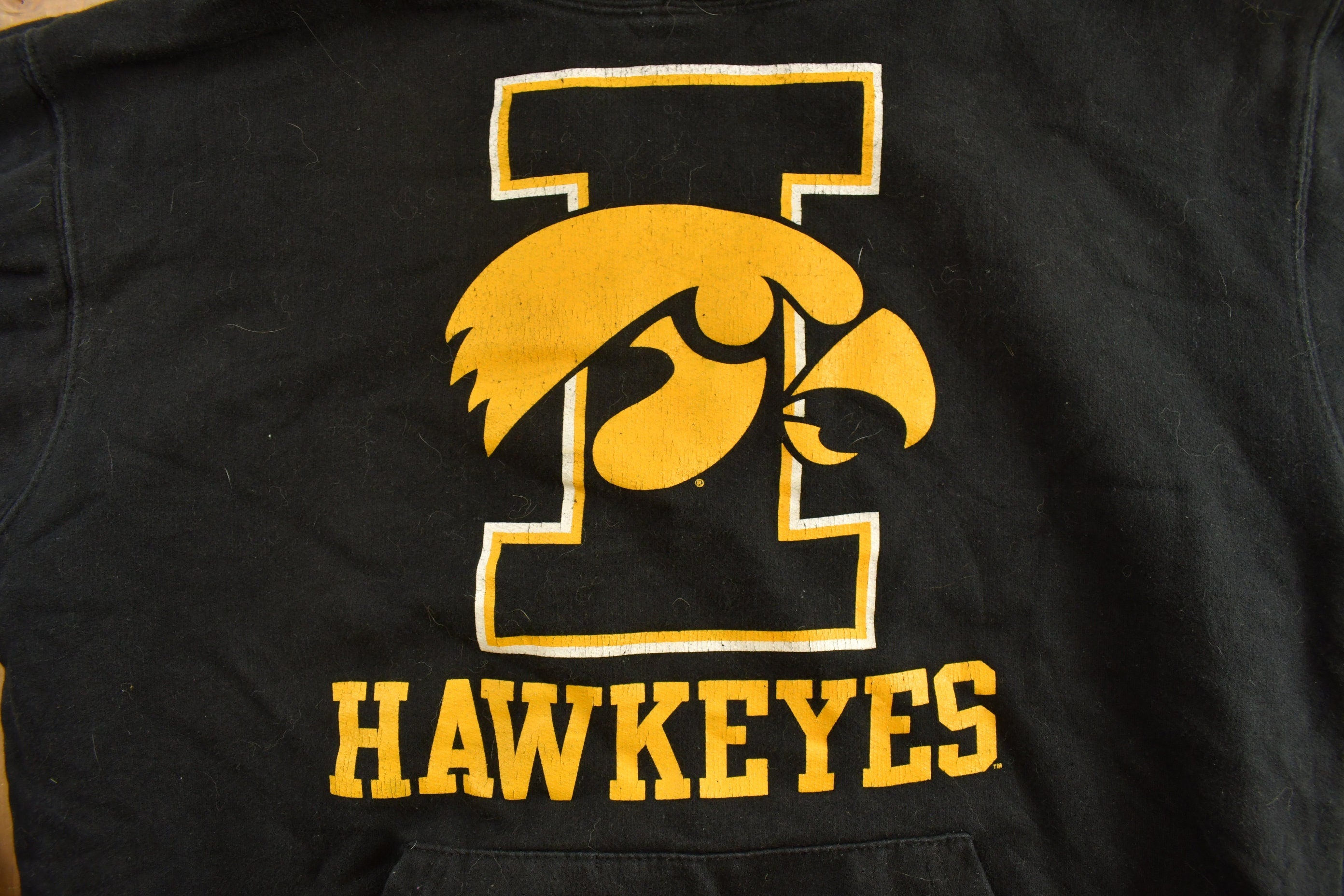 Vintage University of Iowa Collegiate Hoodie